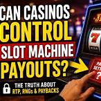 can casinos control slot machine payouts
